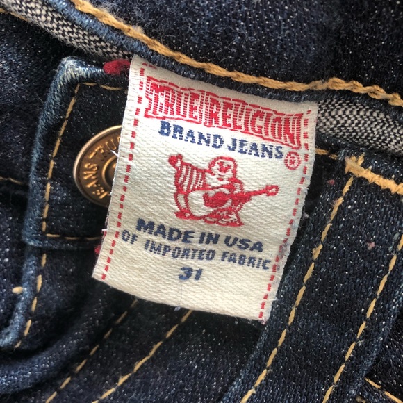 True Religion gold sequin jeans - Picture 4 of 4